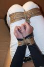 Busty Erika bound ballgagged titgrabbed scene photo 9