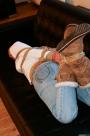 Vixen hogtied ballgagged on the couch scene photo 5