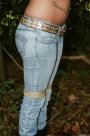 Vixen tied to a tree cleavegagged scene photo 7