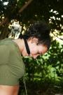 Vixen tied to a tree cleavegagged scene photo 9