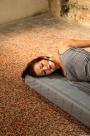 Adel hogtied cleavegagged scene photo 4