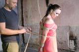 Ally getting tied mouth-stuffed scene photo 4
