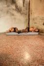 Two girls bound on a mattress scene photo 4