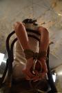Cindy chair-tied cleavegagged tit-grabbed scene photo 5