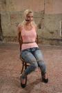 Karol chair-tied and tit-grabbed scene photo 6