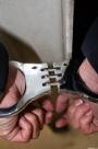 DD handcuffed to pole ballgagged titgrabbed scene photo 9