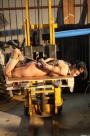 Leyla hogtied tapegagged forklifted scene photo 7
