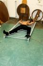 Lucy bound spreadeagle ballgagged nipple-clamped scene photo 9