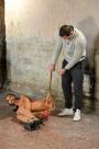 Mia bound cleavegagged struggling on the floor scene photo 7