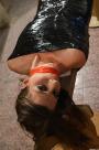 Monalee wrapped in plastic mouth-stuffed tapegagged scene photo 9