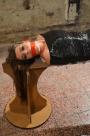 Monalee wrapped in plastic mouth-stuffed tapegagged scene photo 10