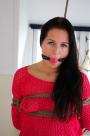 Lena on a string and ballgagged scene photo 8