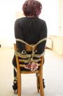 Rani chair-tied ballgagged scene photo 9