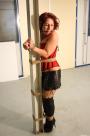 Rani pole-tied ballgagged ass-slapped scene photo 6