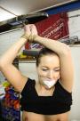Lena mouth stuffed and tapegagged scene photo 4