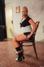 Veronica chair-tied and ballgagged scene photo 8