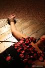 Samantha Joons tied spreadeagle and stripped scene photo 4