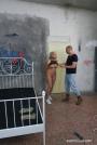 Ball gagged and vibed in a rope harness scene photo 5